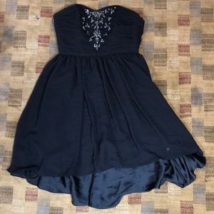 Black Strapless Dress